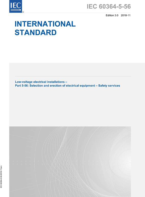Cover IEC 60364-5-56:2018